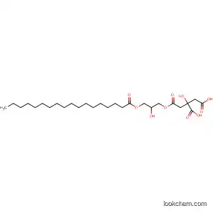 Molecular Structure of 50825-78-0 (Citric acid 1-[2-hydroxy-3-(stearoyloxy)propyl] ester)