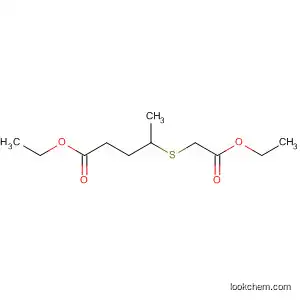 Molecular Structure of 54751-71-2 (4-[(2-Ethoxy-2-oxoethyl)thio]pentanoic acid ethyl ester)