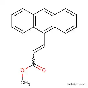 Molecular Structure of 101736-45-2 (2-Propenoic acid, 3-(9-anthracenyl)-, methyl ester)