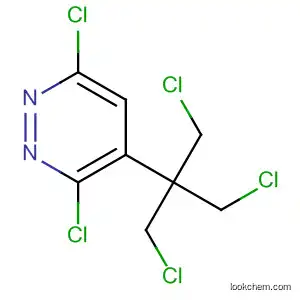 Molecular Structure of 108287-87-2 (Pyridazine, 3,6-dichloro-4-[2-chloro-1,1-bis(chloromethyl)ethyl]-)