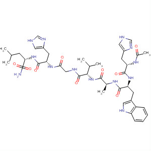N-Acetyl-L-histidyl-L-tryptophyl-L-alanyl-L-valylglycyl-L-histidyl-L-leucinamide
