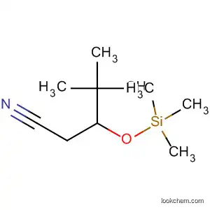 Molecular Structure of 125620-59-9 (Pentanenitrile, 4,4-dimethyl-3-[(trimethylsilyl)oxy]-)