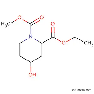 1,2-Piperidinedicarboxylic acid, 4-hydroxy-, 1-ethyl 2-methyl ester, cis-
