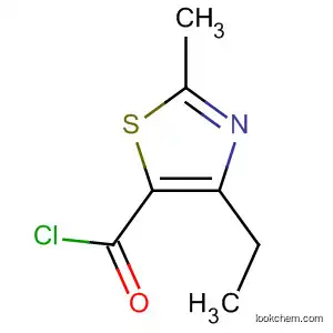Molecular Structure of 126889-03-0 (5-Thiazolecarbonylchloride,4-ethyl-2-methyl-(9CI))
