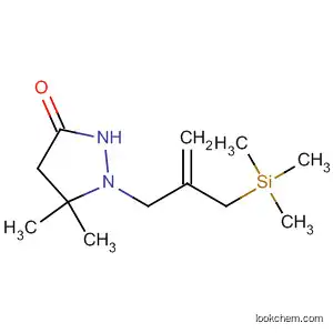 3-Pyrazolidinone, 5,5-dimethyl-1-[2-[(trimethylsilyl)methyl]-2-propenyl]-