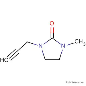 Molecular Structure of 131423-06-8 (2-Imidazolidinone, 1-methyl-3-(2-propynyl)-)