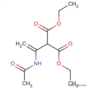 Molecular Structure of 70562-47-9 (Propanedioic acid, (acetylamino)ethenyl-, diethyl ester)