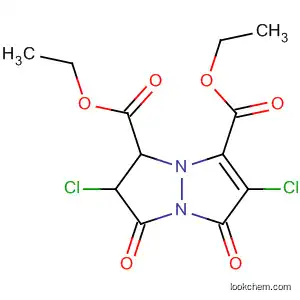 Molecular Structure of 79746-74-0 (1H,7H-Pyrazolo[1,2-a]pyrazole-3,5-dicarboxylic acid,
2,6-dichloro-1,7-dioxo-, diethyl ester)