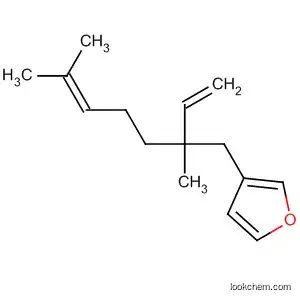 Molecular Structure of 81719-67-7 (Furan, 3-(2-ethenyl-2,6-dimethyl-5-heptenyl)-)