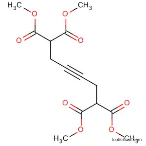 Molecular Structure of 99902-19-9 (3-Hexyne-1,1,6,6-tetracarboxylic acid, tetramethyl ester)