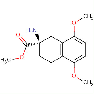 2-Naphthalenecarboxylic acid,
2-amino-1,2,3,4-tetrahydro-5,8-dimethoxy-, methyl ester, (R)-(99907-83-2)