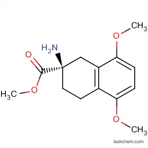 2-Naphthalenecarboxylic acid,
2-amino-1,2,3,4-tetrahydro-5,8-dimethoxy-, methyl ester, (R)-