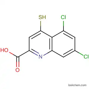 2-Quinolinecarboxylic acid, 5,7-dichloro-4-mercapto-