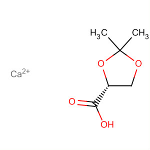 1,3-Dioxolane-4-carboxylic acid, 2,2-dimethyl-, calcium salt, (R)-