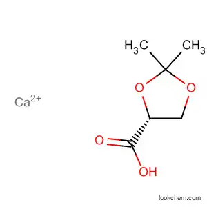 Molecular Structure of 135547-99-8 (1,3-Dioxolane-4-carboxylic acid, 2,2-dimethyl-, calcium salt, (R)-)