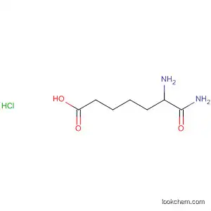 Molecular Structure of 135605-31-1 (Heptanoic acid, 6,7-diamino-7-oxo-, monohydrochloride)