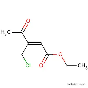 Molecular Structure of 137570-91-3 (2-Pentenoic acid, 3-(chloromethyl)-4-oxo-, ethyl ester, (Z)-)
