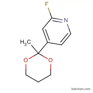 Pyridine, 2-fluoro-4-(2-methyl-1,3-dioxan-2-yl)-