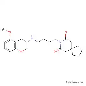 8-Azaspiro[4.5]decane-7,9-dione,
8-[4-[(5-methoxy-3,4-dihydro-2H-1-benzopyran-3-yl)amino]butyl]-