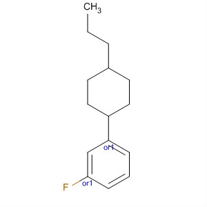 Benzene, 1-fluoro-3-(4-propylcyclohexyl)-, trans-