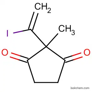 1,3-Cyclopentanedione, 2-(1-iodoethenyl)-2-methyl-