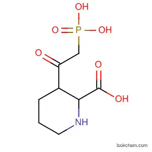 Molecular Structure of 138894-77-6 (2-Piperidinecarboxylic acid, 3-(phosphonoacetyl)-)
