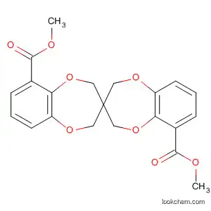 Molecular Structure of 142394-60-3 (3,3'(4H,4'H)-Spirobi[2H-1,5-benzodioxepin]-6,6'-dicarboxylic acid,
dimethyl ester, (R)-)