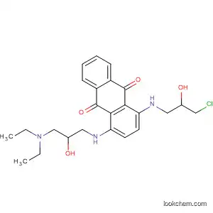 9,10-Anthracenedione,
1-[(3-chloro-2-hydroxypropyl)amino]-4-[[3-(diethylamino)-2-hydroxyprop
yl]amino]-