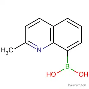 Molecular Structure of 142841-80-3 (Boronic acid, (2-methyl-8-quinolinyl)-)