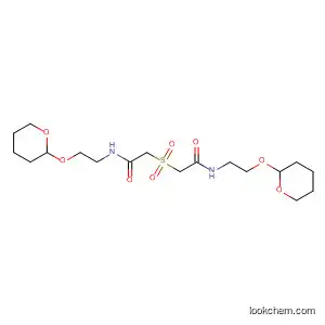 Molecular Structure of 143022-96-2 (Acetamide, 2,2'-sulfonylbis[N-[2-[(tetrahydro-2H-pyran-2-yl)oxy]ethyl]-)