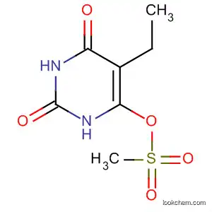 2,4(1H,3H)-Pyrimidinedione, 5-ethyl-6-[(methylsulfonyl)oxy]-