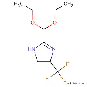 Molecular Structure of 143359-55-1 (1H-Imidazole, 2-(diethoxymethyl)-4-(trifluoromethyl)-)
