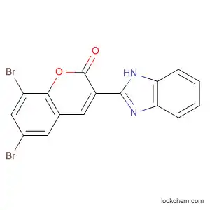 Molecular Structure of 143376-73-2 (3-(1H-benzimidazol-2-yl)-6,8-dibromo-2H-chromen-2-one)