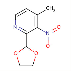 Pyridine, 2-(1,3-dioxolan-2-yl)-4-methyl-3-nitro-