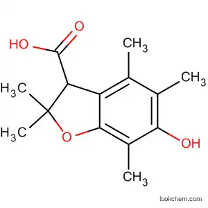 Molecular Structure of 143716-38-5 (3-Benzofurancarboxylic acid,
2,3-dihydro-5-hydroxy-2,2,4,6,7-pentamethyl-)