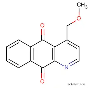 Molecular Structure of 143858-52-0 (Benzo[g]quinoline-5,10-dione, 4-(methoxymethyl)-)