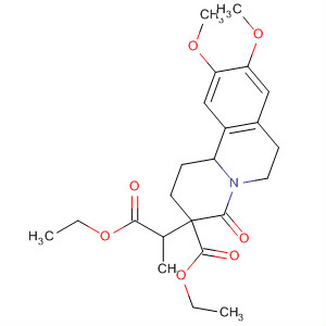 2H-Benzo[a]quinolizine-3-propanoic acid, 3-(ethoxycarbonyl)-1,3,4,6,7,11b-hexahydro-9,10-dimethoxy-4-oxo-, ethyl ester