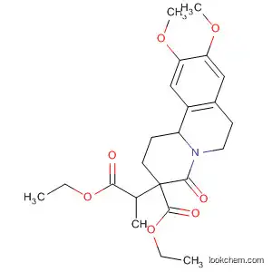 2H-Benzo[a]quinolizine-3-propanoic acid,
3-(ethoxycarbonyl)-1,3,4,6,7,11b-hexahydro-9,10-dimethoxy-4-oxo-,
ethyl ester