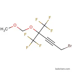 Molecular Structure of 144100-34-5 (2-Pentyne,
1-bromo-5,5,5-trifluoro-4-(methoxymethoxy)-4-(trifluoromethyl)-)