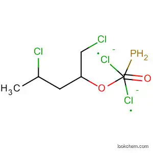 Molecular Structure of 144161-65-9 (Phosphorodichloridic acid, 3-chloro-1-(chloromethyl)butyl ester)