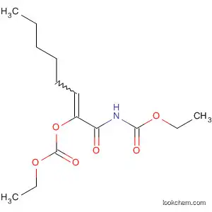 Carbonic acid, 1-[[(ethoxycarbonyl)amino]carbonyl]-1-heptenyl ethyl
ester