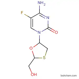 Molecular Structure of 144371-00-6 (EMTRICITABINE)