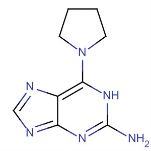 1H-Purin-2-amine, 6-(1-pyrrolidinyl)-