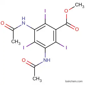 Molecular Structure of 1949-46-8 (METHYL 3,5-DIACETAMIDO-2,4,6-TRIIODOBENZOATE)