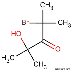 Molecular Structure of 21980-74-5 (3-Pentanone, 2-bromo-4-hydroxy-2,4-dimethyl-)