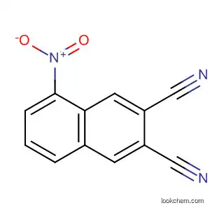 Molecular Structure of 37622-95-0 (2,3-Naphthalenedicarbonitrile, 5-nitro-)