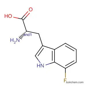 Molecular Structure of 53314-95-7 (7-FLUORO-DL-TRYPTOPHAN)