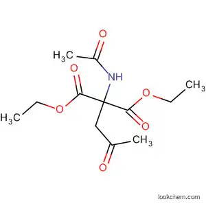 Molecular Structure of 82518-90-9 (Propanedioic acid, (acetylamino)(2-oxopropyl)-, diethyl ester)