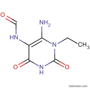 Molecular Structure of 83073-84-1 (Formamide,
N-(6-amino-1-ethyl-1,2,3,4-tetrahydro-2,4-dioxo-5-pyrimidinyl)-)