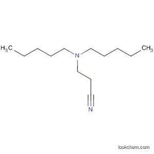 Molecular Structure of 100527-91-1 (Propanenitrile, 3-(dipentylamino)-)